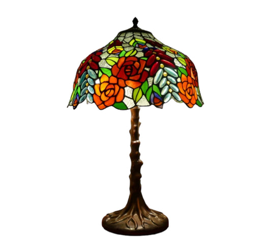 CDH 16" Tiffany Sunflower Table Lamp 40cm Shade (15079)