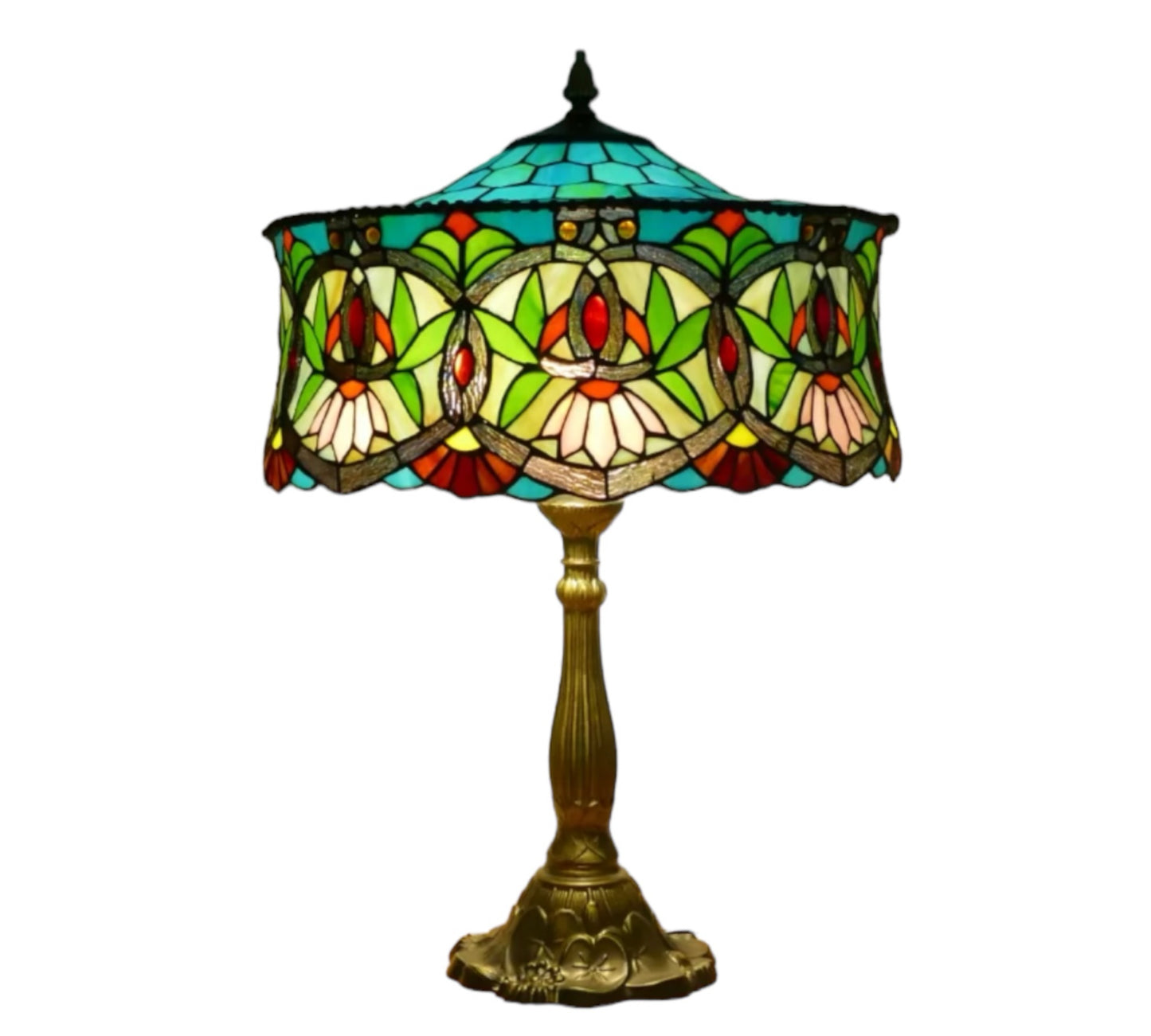 CDH 18" XLARGE Tiffany Table Lamp 46cm Shade (19001T)