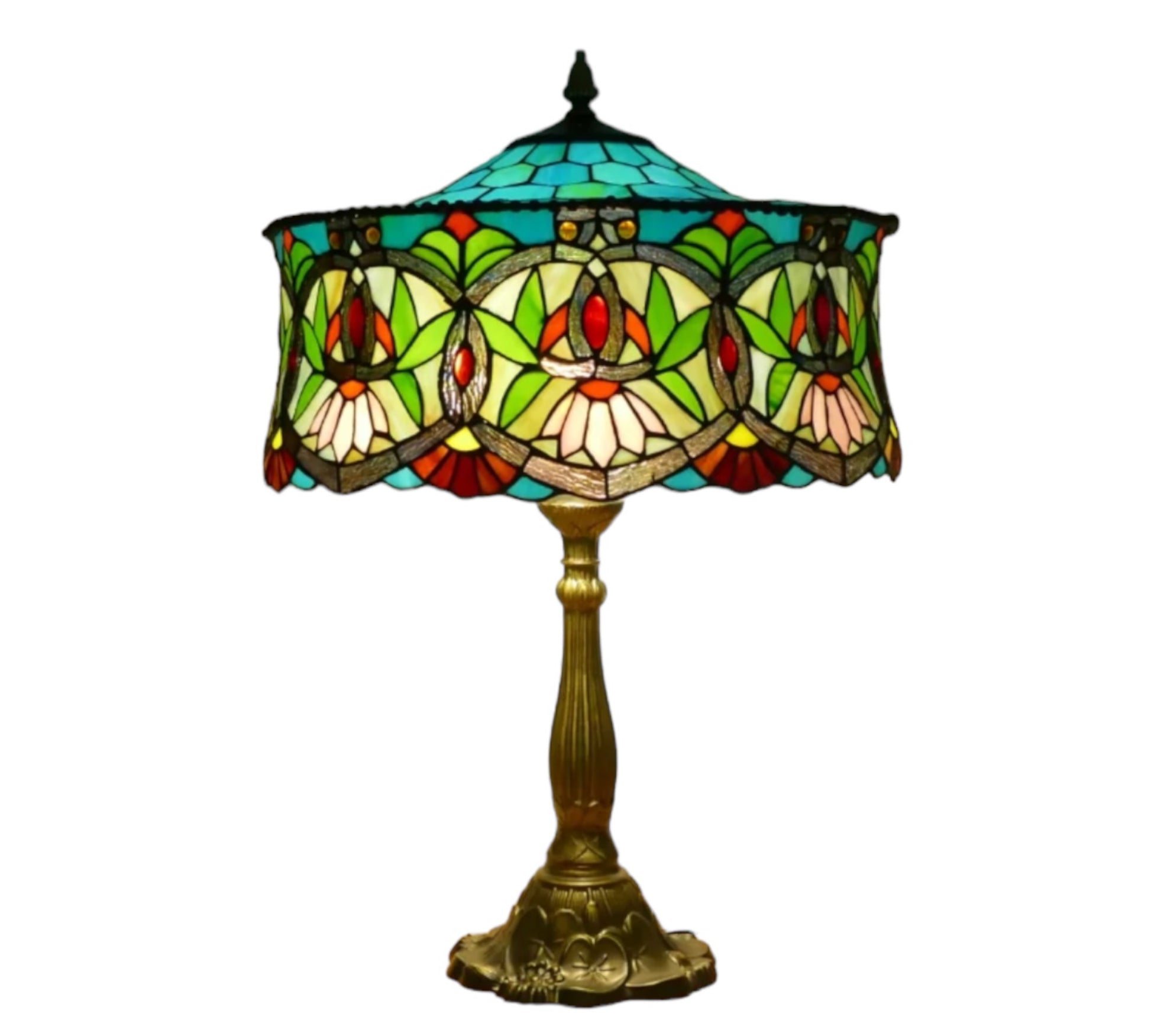 CDH 18" XLARGE Tiffany Table Lamp 46cm Shade (19001T)
