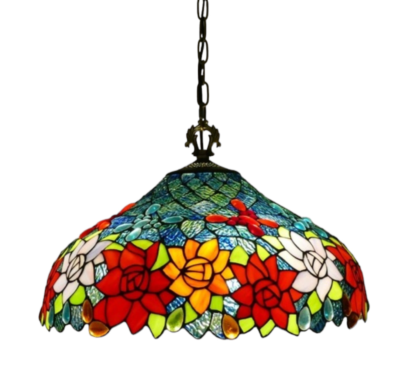 CDH 16" Tiffany Pendant Lamp 40cm shade (16110C)
