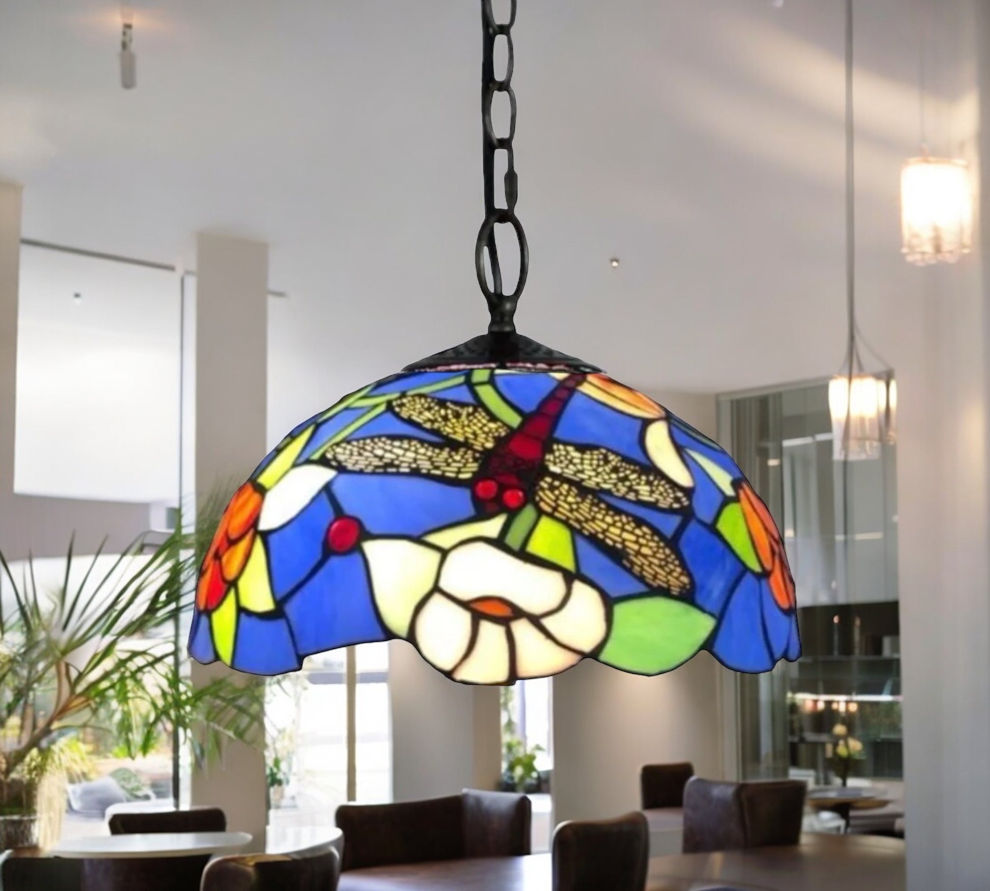 CDH 16" Tiffany Pendant Lamp 40cm shade (16029C)