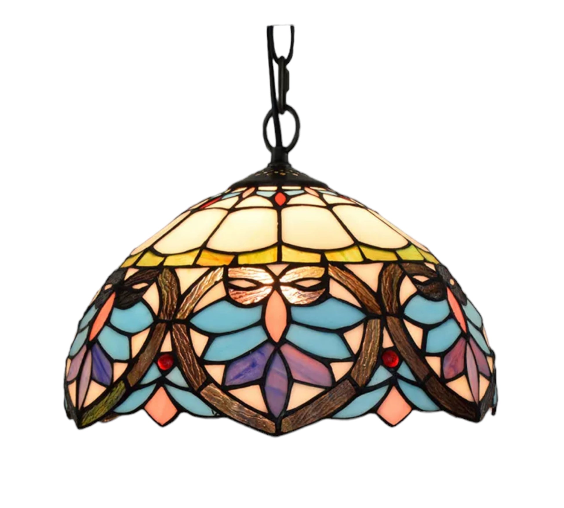 CDH 12" Tiffany Pendant Lamp 30cm shade (12045C)