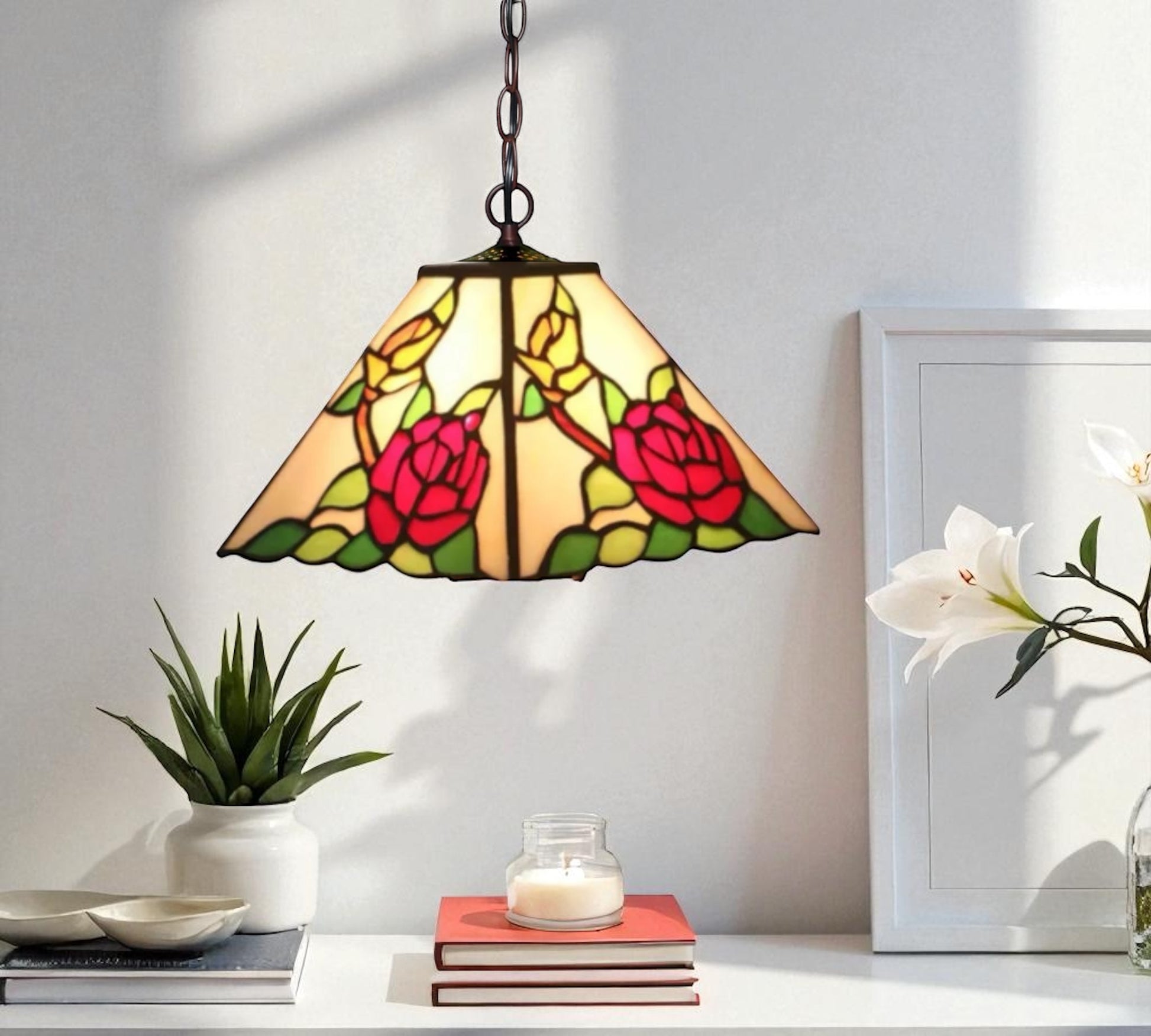 CDH 10" Tiffany Pendant Lamp (12094C)