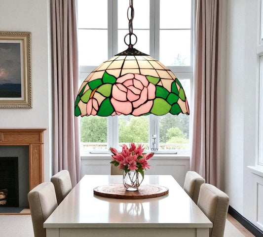 CDH 12" Tiffany Pendant Lamp 30cm shade (11004C)