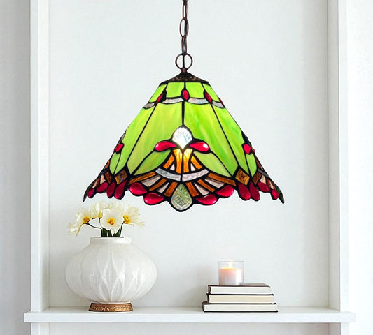 CDH 12" Tiffany Pendant Lamp 30cm shade (12001G_C)