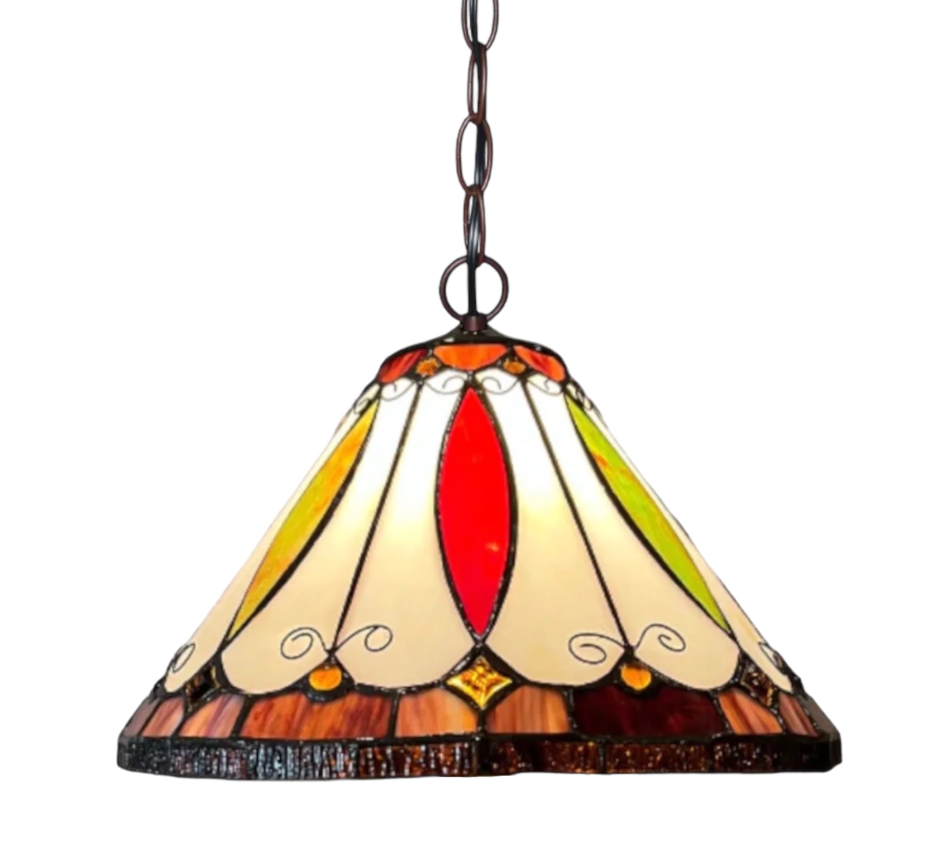 CDH 12" Tiffany Pendant Lamp 30cm shade (12002C)