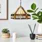 CDH 12" Tiffany Pendant Lamp 30cm shade (12004C)
