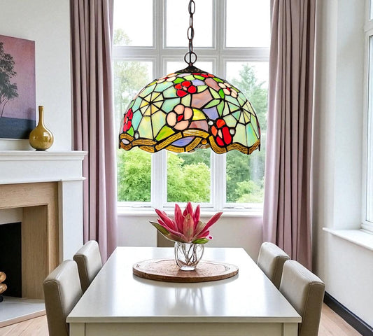 CDH 12" Tiffany Pendant Lamp 30cm shade (12008C)