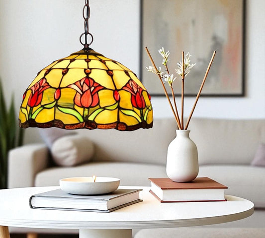 CDH 12" Tiffany Pendant Lamp 30cm shade (12009C)
