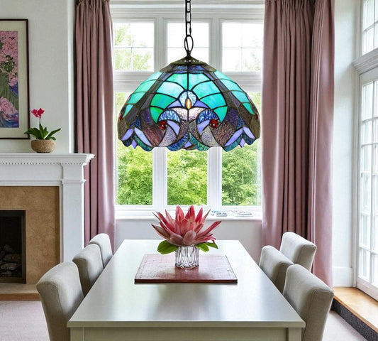CDH 12" Tiffany Pendant Lamp 30cm shade (12013C)