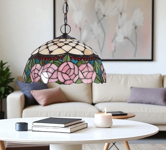 CDH 12" Tiffany Pendant Lamp 30cm shade (12042C)