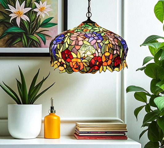 CDH 12" Tiffany Pendant Lamp 30cm shade (12054C)
