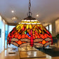 CDH 12" Tiffany Pendant Lamp 30cm shade (12076TC) drgonfly