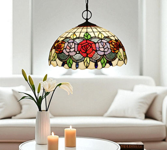CDH 12" Tiffany Pendant Lamp 30cm shade (12081C)
