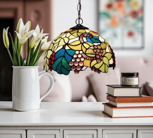 CDH 12" Tiffany Pendant Lamp 30cm shade (12090C)