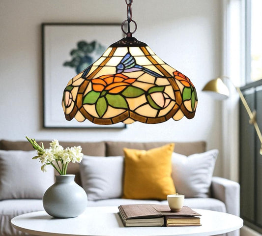 CDH 12" Tiffany Pendant Lamp 30cm shade (12092C)