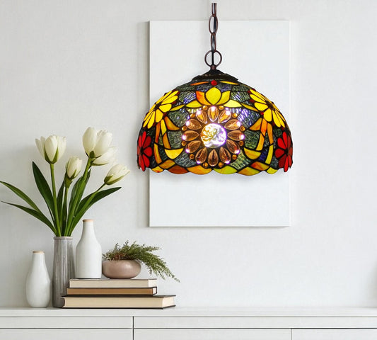 CDH 12" Tiffany Pendant Lamp 30cm shade (12096C)