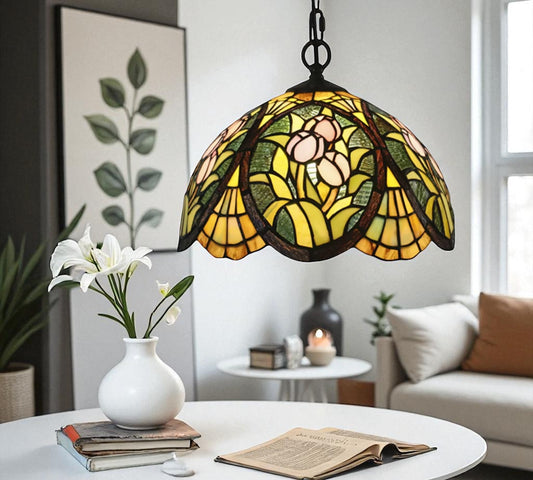 CDH 12" Tiffany Pendant Lamp 30cm shade (12097C)
