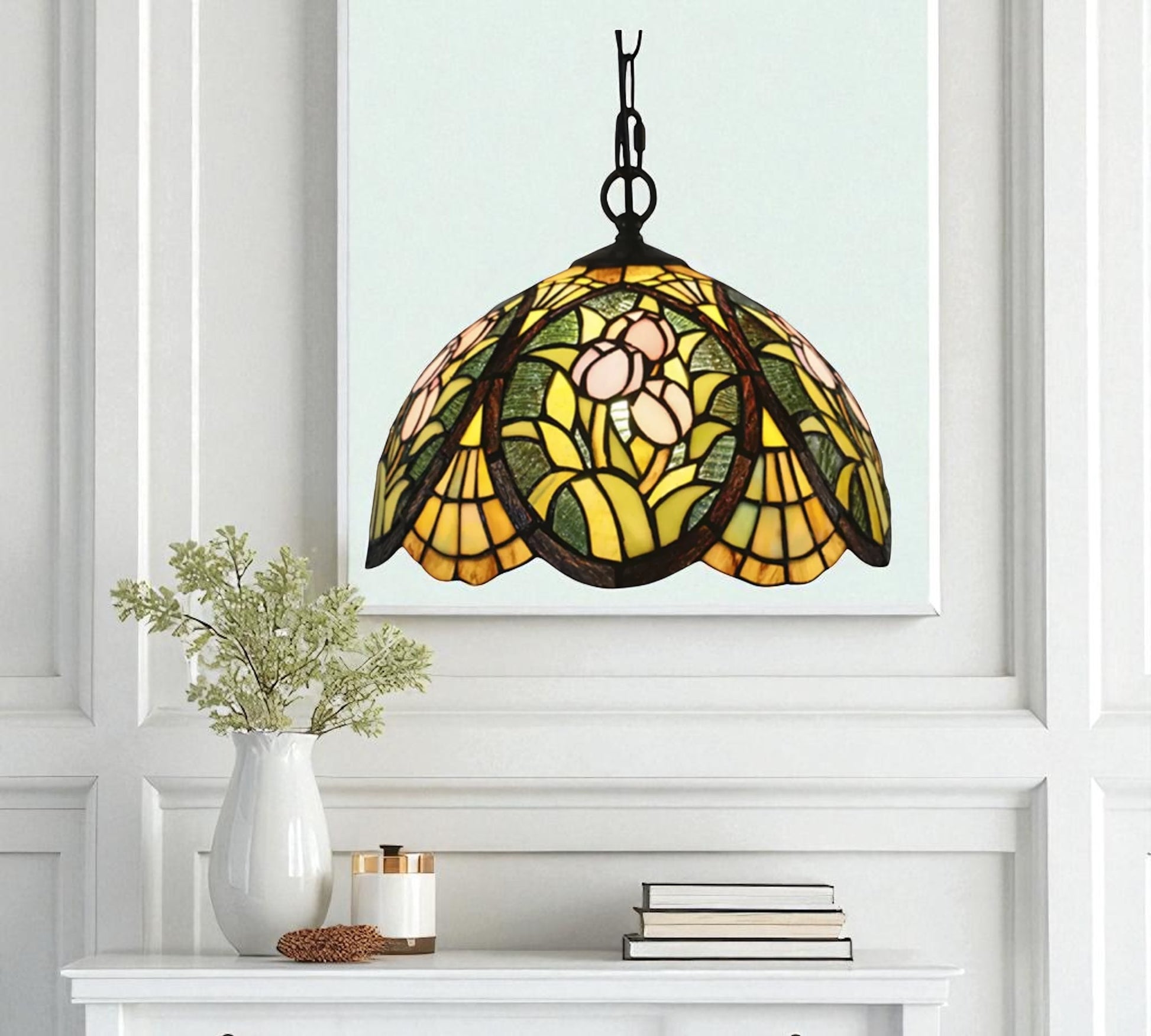 CDH 12" Tiffany Pendant Lamp 30cm shade (12097C)