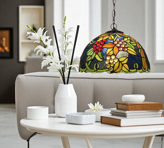 CDH 12" Tiffany Pendant Lamp 30cm shade (12099C)