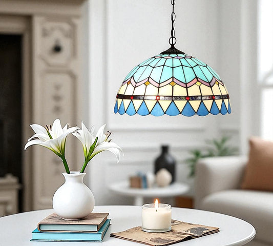 CDH 12" Tiffany Pendant Lamp 30cm shade (12101C)