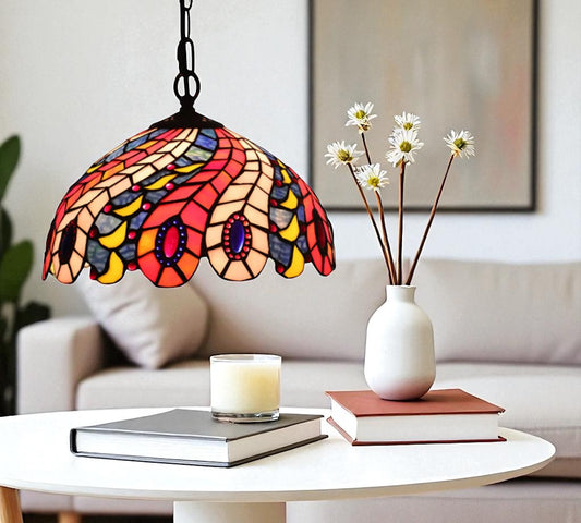 CDH 12" Tiffany Pendant Lamp 30cm shade (12705C)