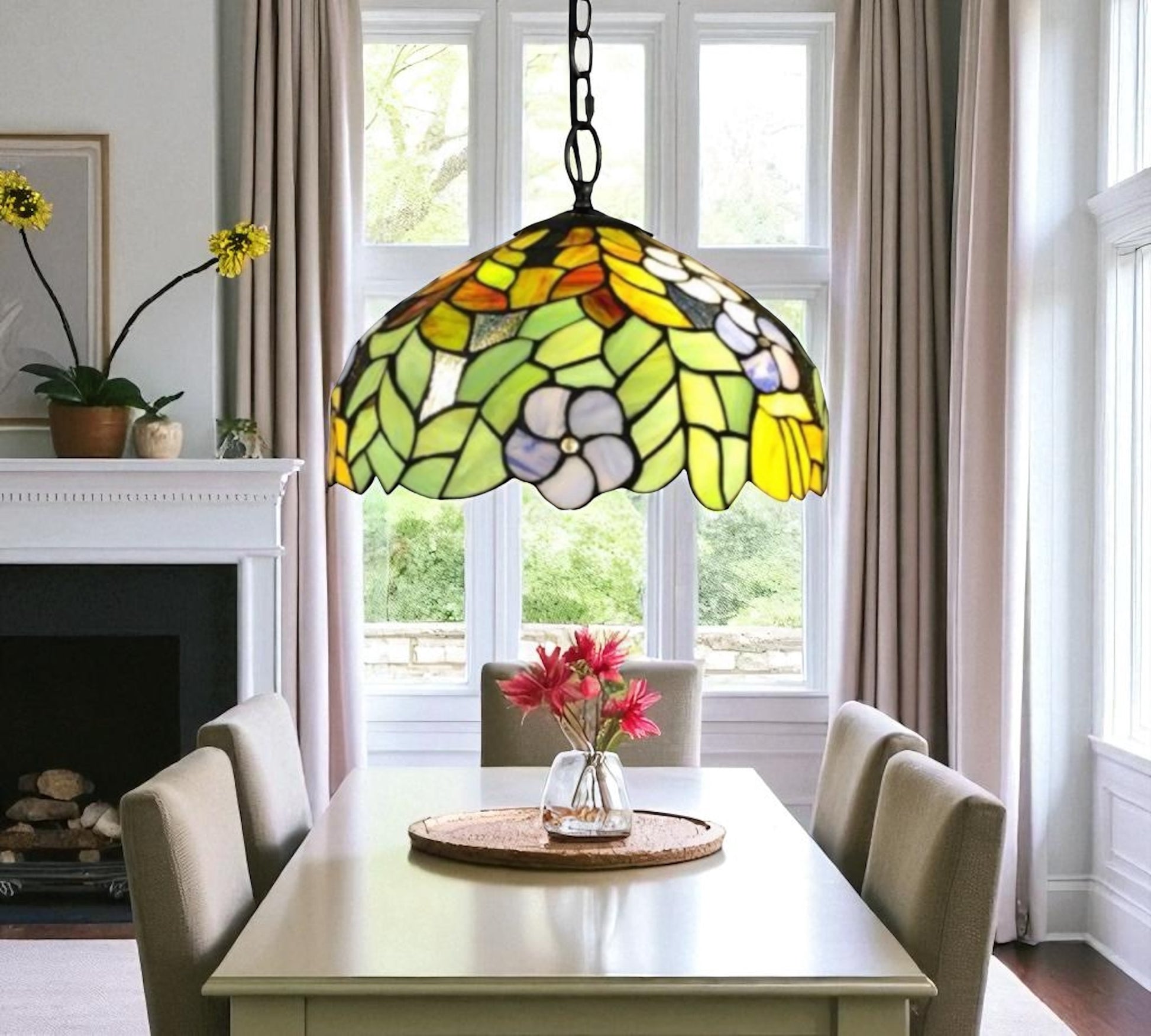 CDH 12" Tiffany Pendant Lamp 30cm shade (12714C)