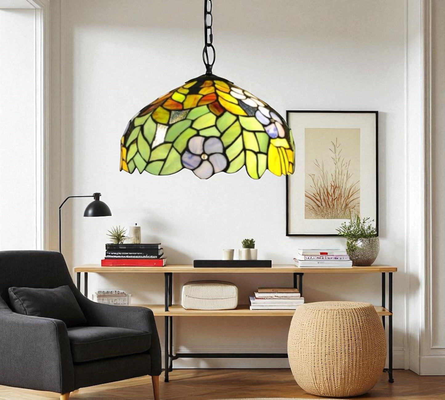 CDH 12" Tiffany Pendant Lamp 30cm shade (12714C)