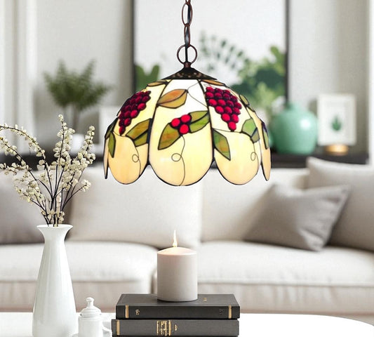 CDH 12" Tiffany Pendant Lamp 30cm shade (12722C)

