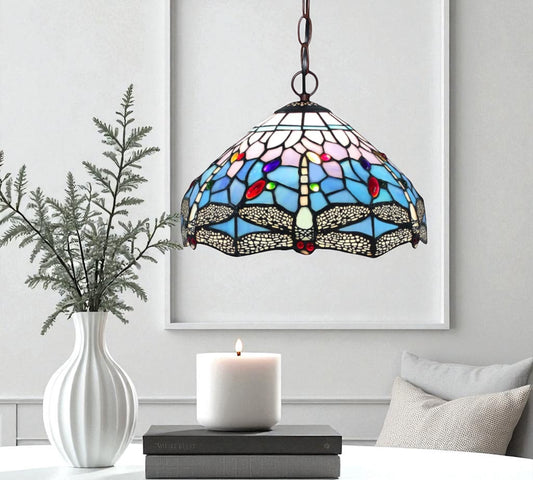 CDH 12" Tiffany Pendant Lamp 30cm shade (12723C)