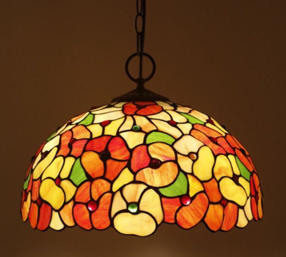 CDH 12" Tiffany Pendant Lamp 30cm shade (12805C)