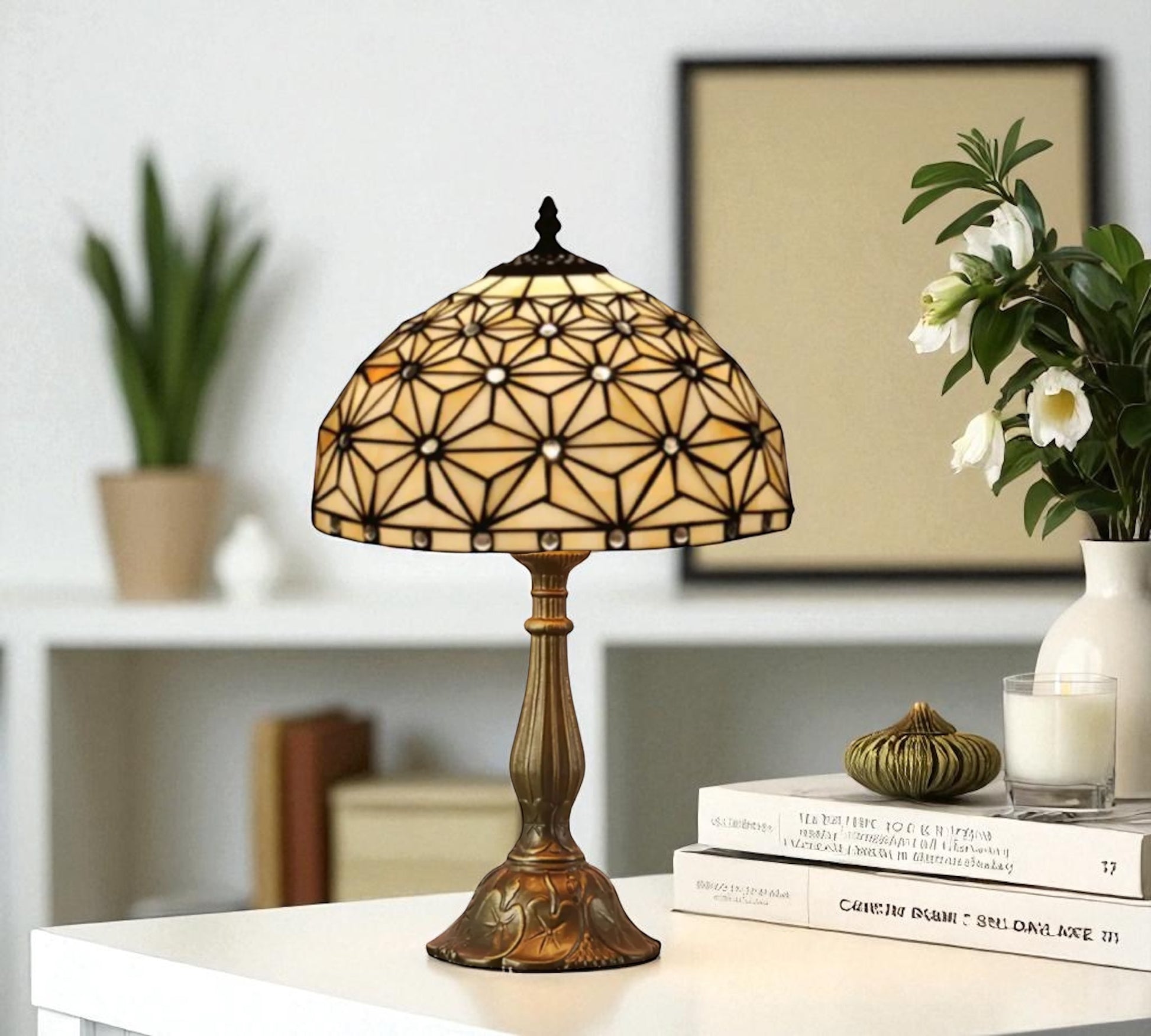 CDH 12" Tiffany Table Lamp (11000)