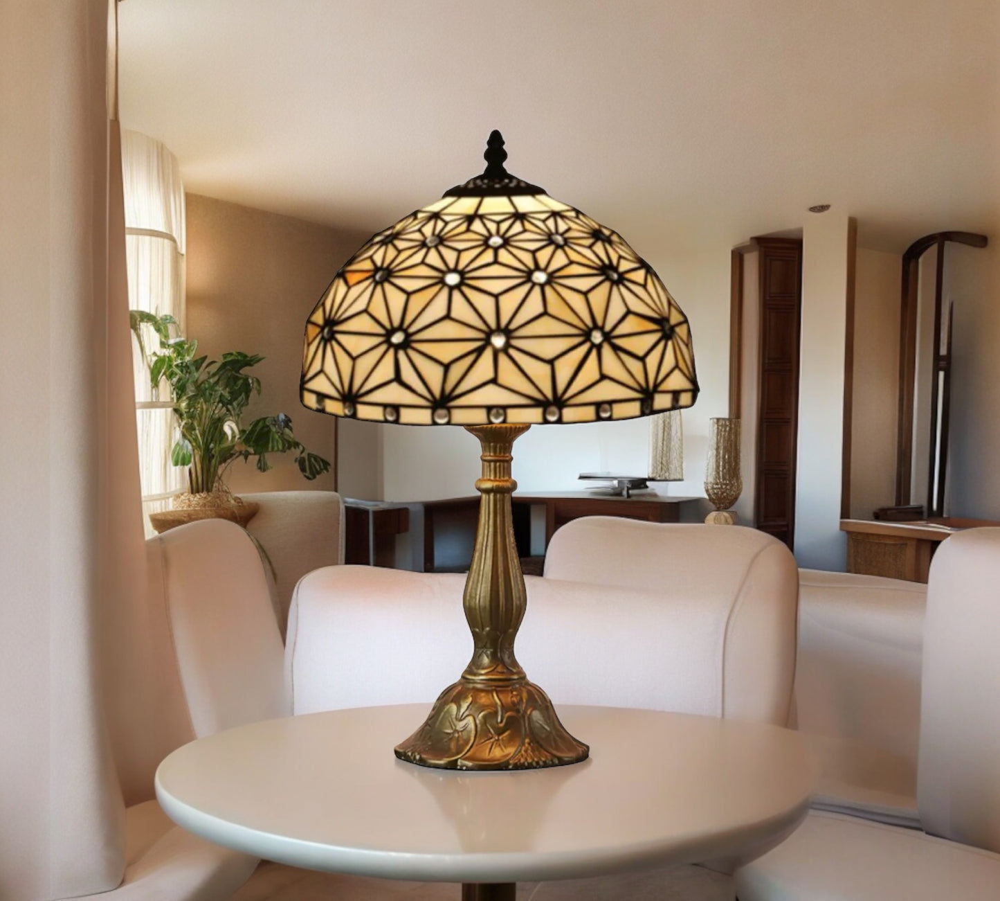 CDH 12" Tiffany Table Lamp (11000)