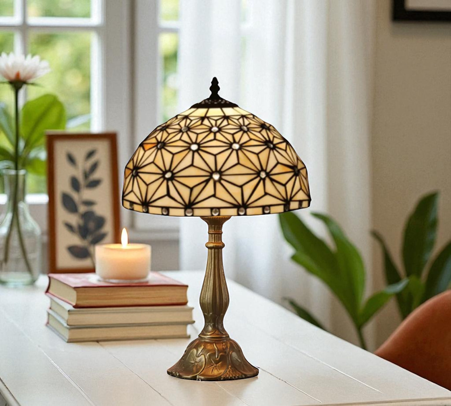 CDH 12" Tiffany Table Lamp (11000)