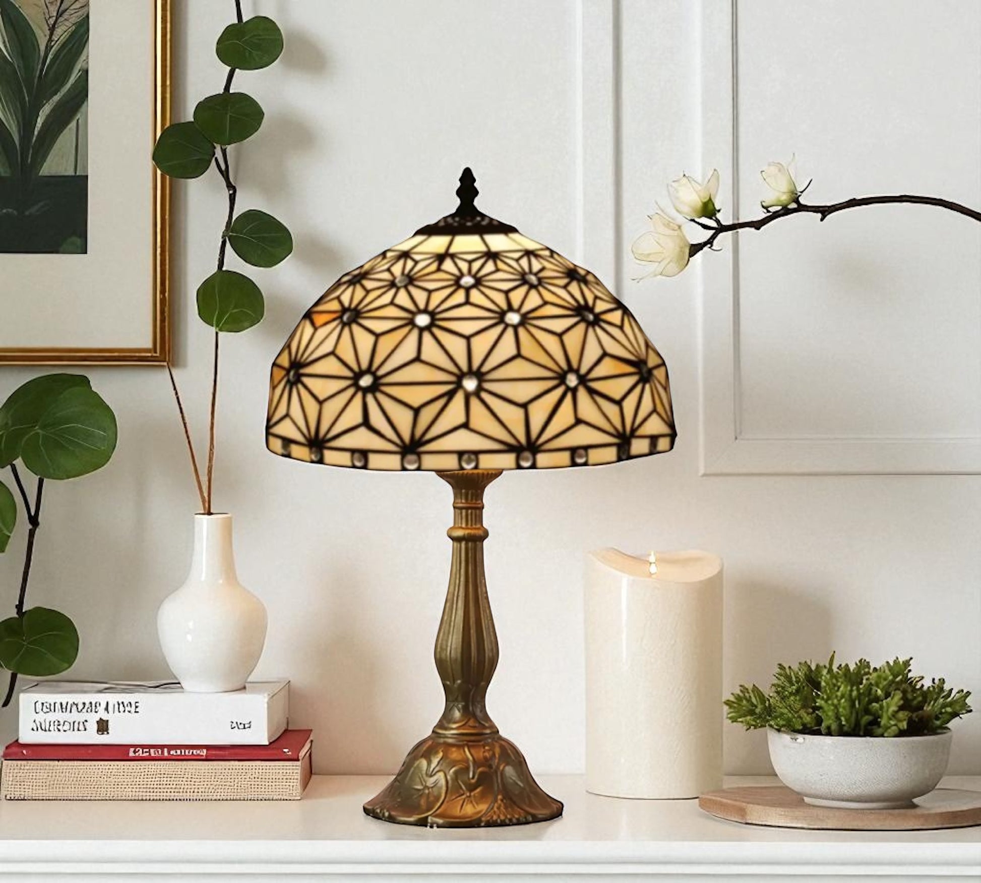 CDH 12" Tiffany Table Lamp (11000)