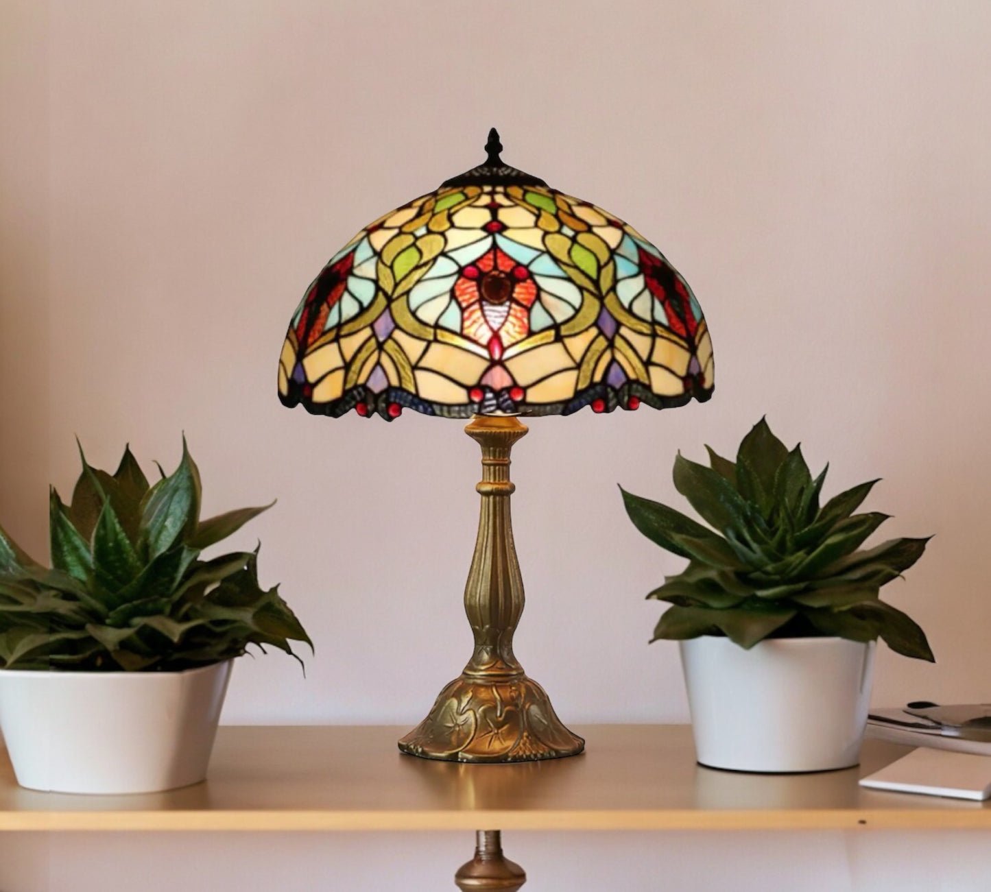 CDH 12" Tiffany Table Lamp (11001)