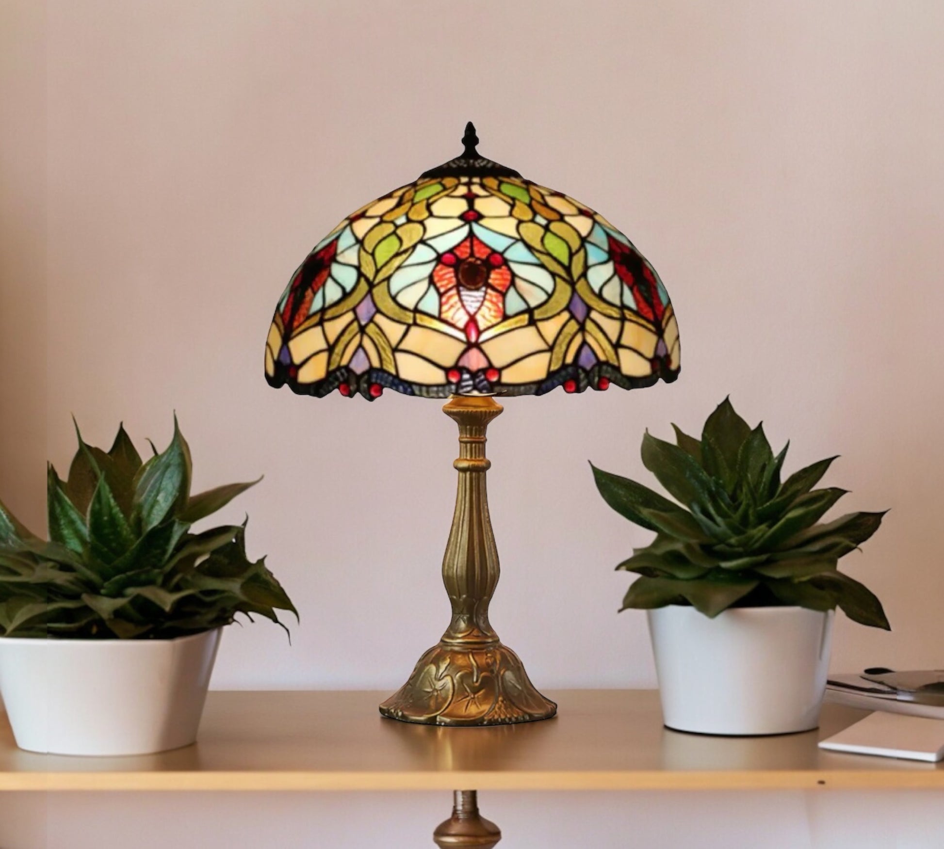 CDH 12" Tiffany Table Lamp (11001)