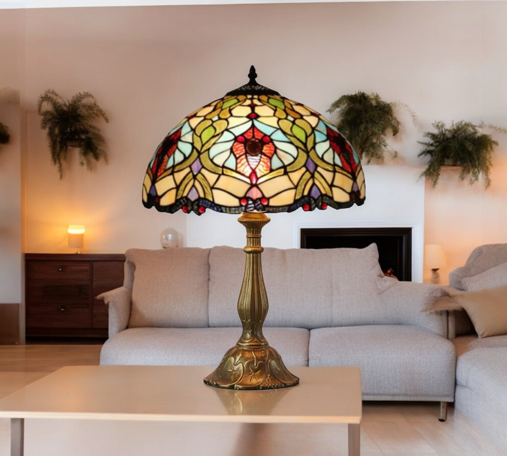 CDH 12" Tiffany Table Lamp (11001)