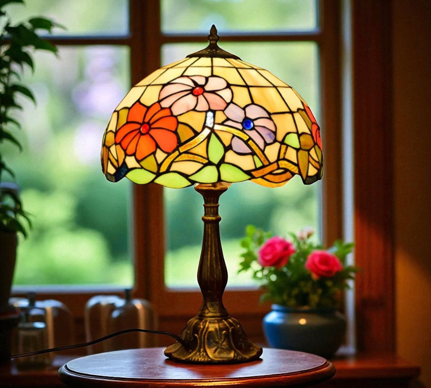 CDH 12" Tiffany Table Lamp (11002)