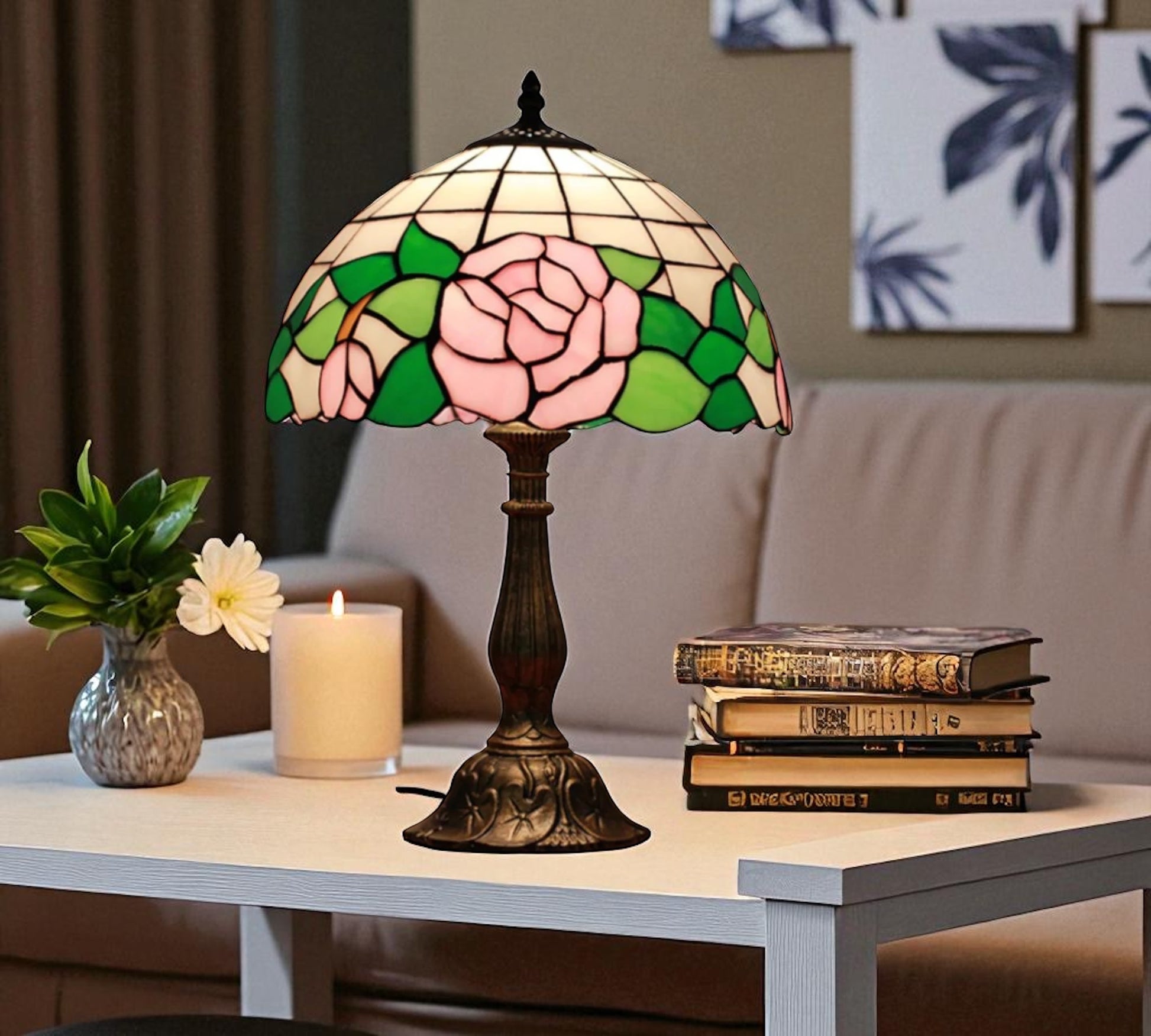 CDH 12" Tiffany Table Lamp (11004)
