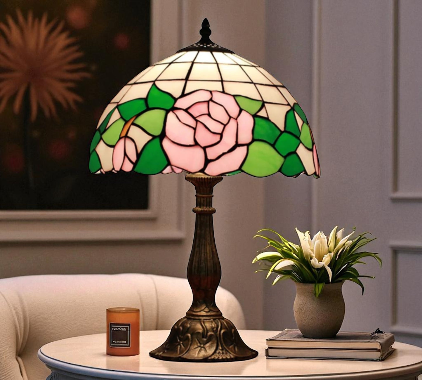 CDH 12" Tiffany Table Lamp (11004)