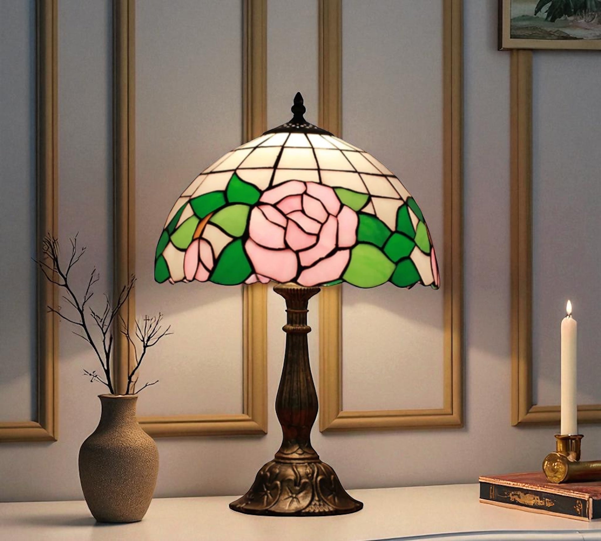 CDH 12" Tiffany Table Lamp (11004)