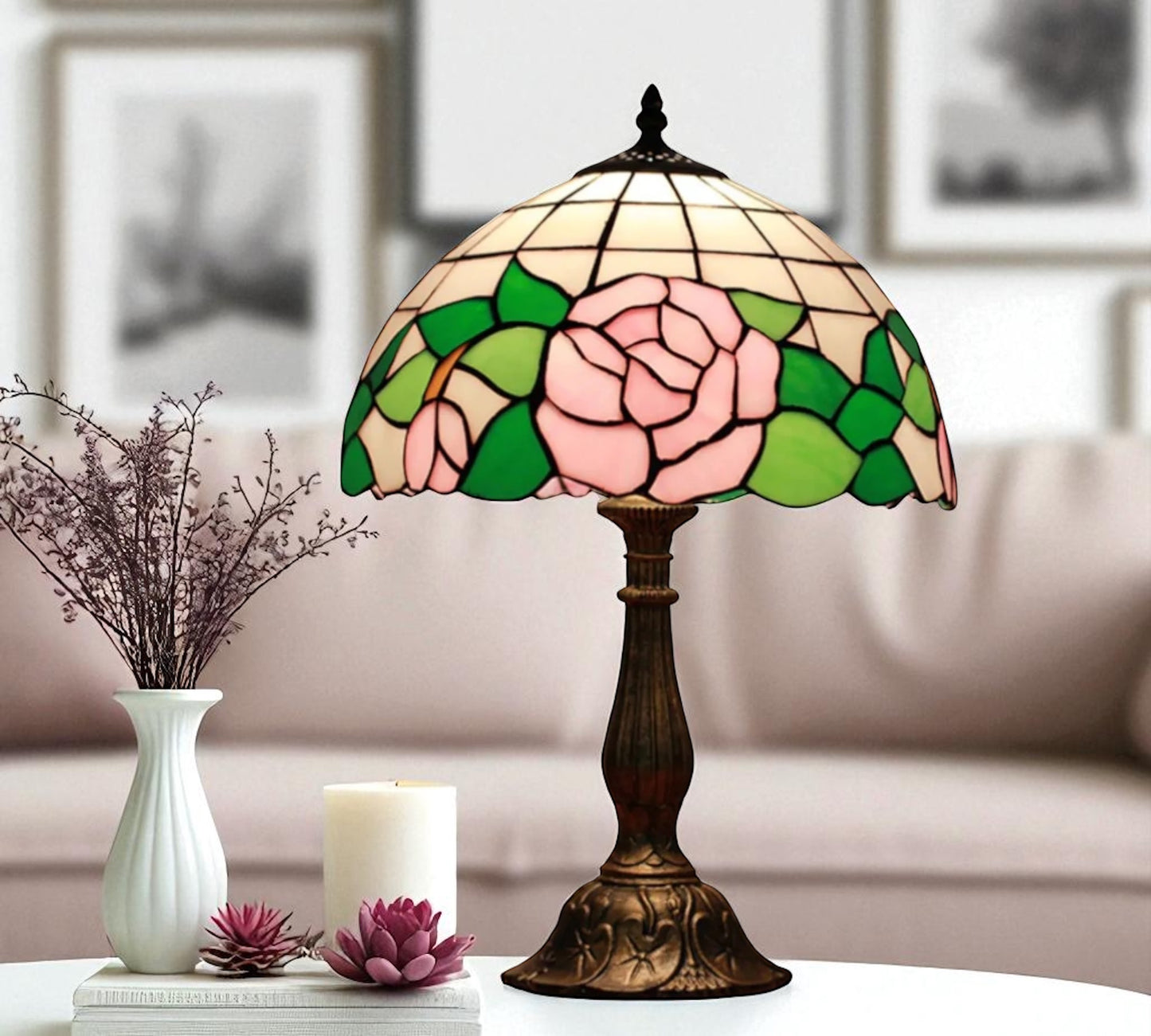 CDH 12" Tiffany Table Lamp (11004)