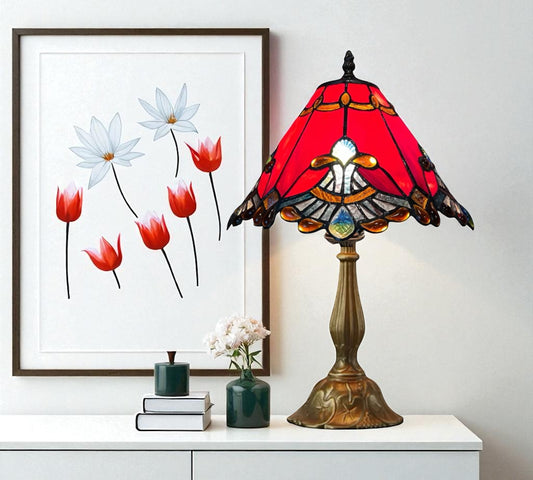 CDH 12" Tiffany Table Lamp (12001R)