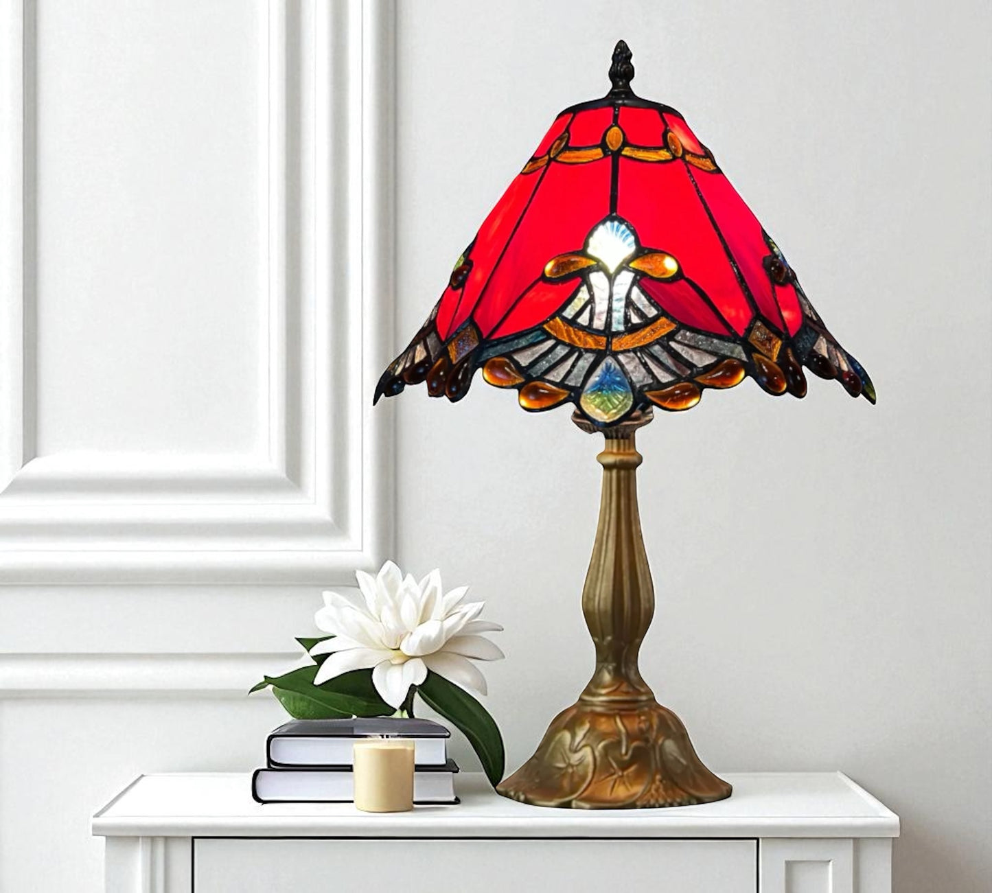 CDH 12" Tiffany Table Lamp (12001R)