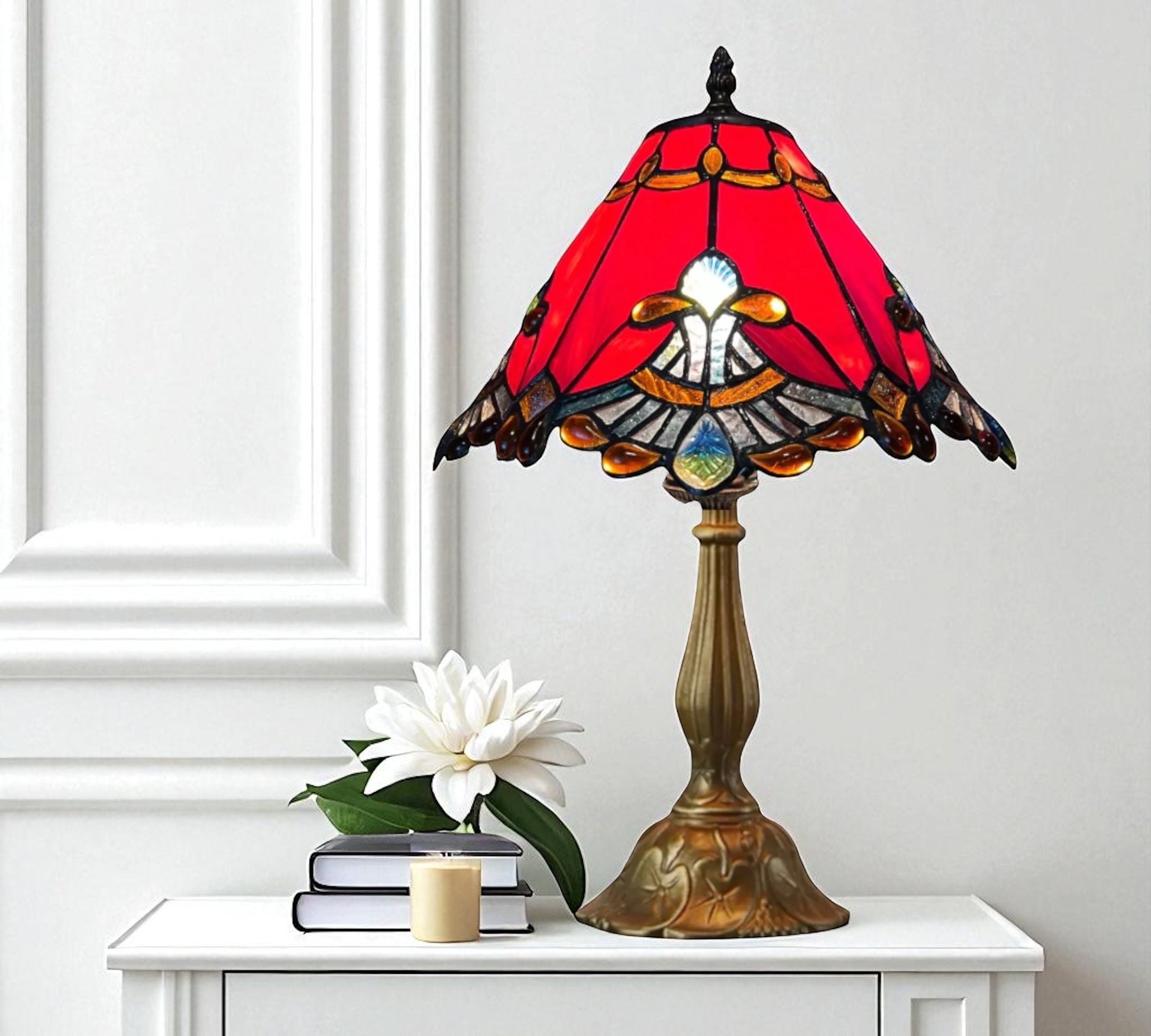CDH 12" Tiffany Table Lamp (12001R)