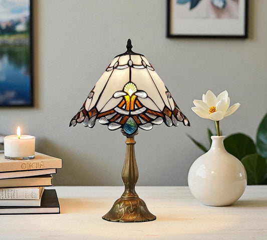 CDH 12" Tiffany Table Lamp (12001W)