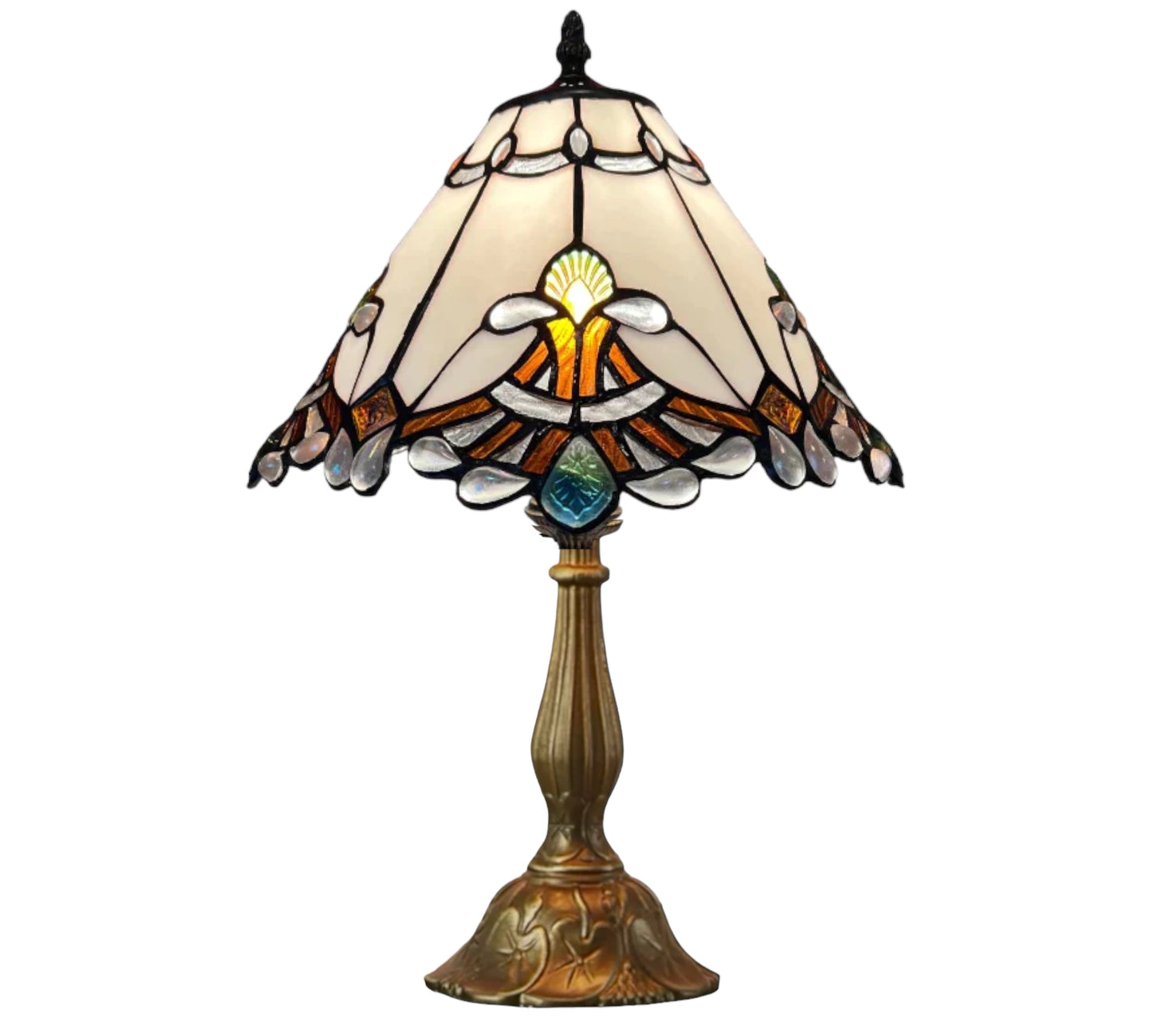 CDH 12" Tiffany Table Lamp (12001W)