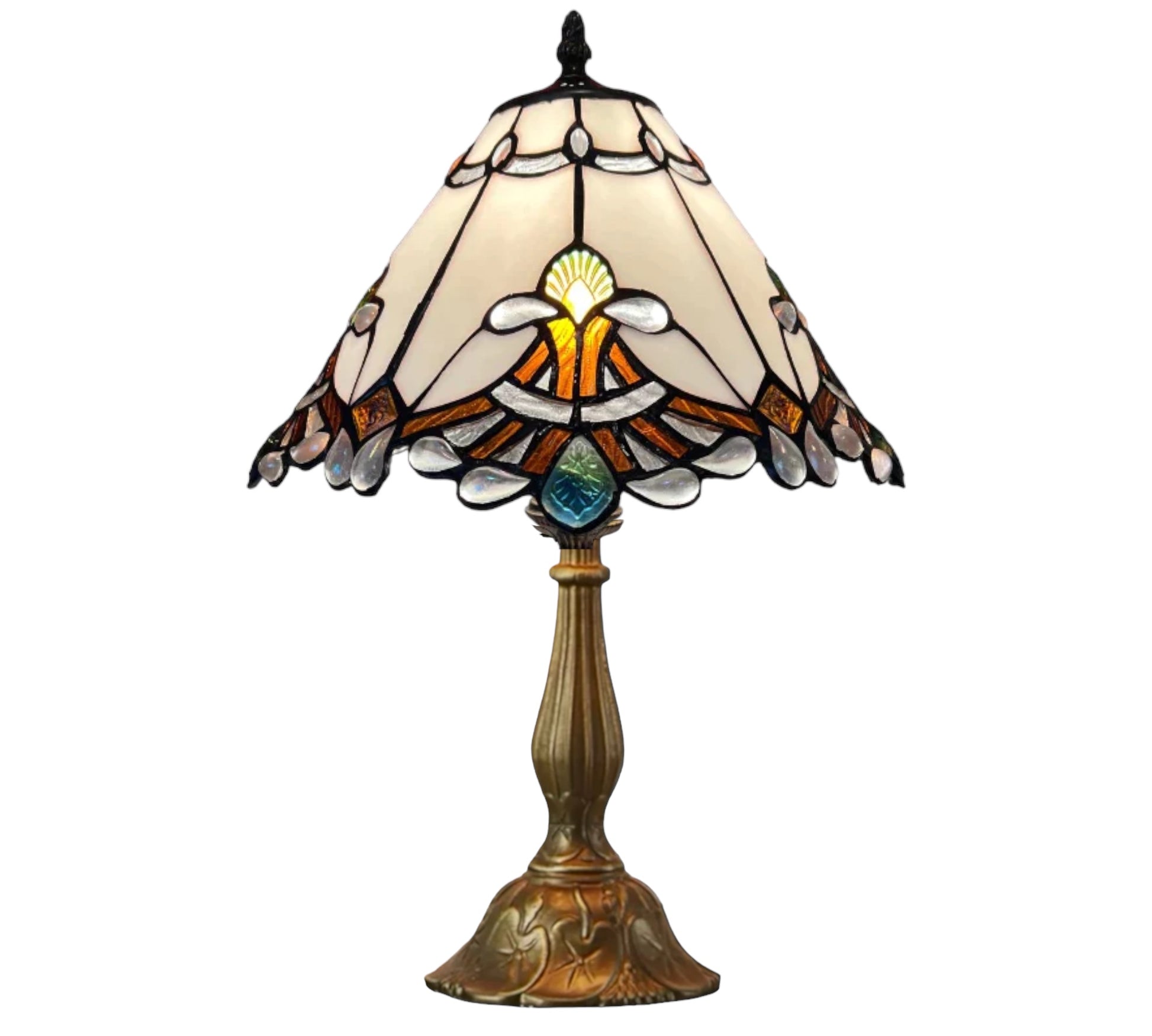 CDH 12" Tiffany Table Lamp (12001W)
