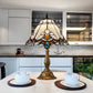 CDH 12" Tiffany Table Lamp (12001W)